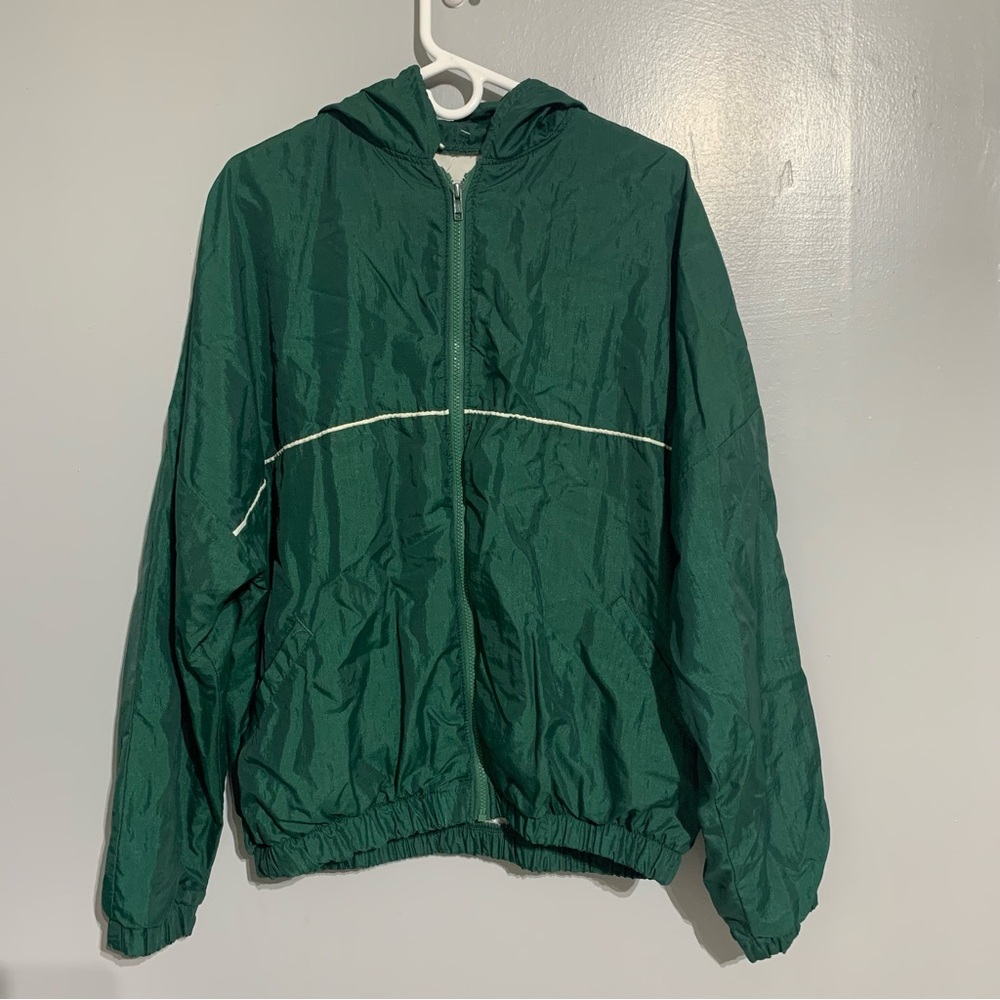Neff Windbreaker Hoodie Jacket  Green Size L‎ Men's